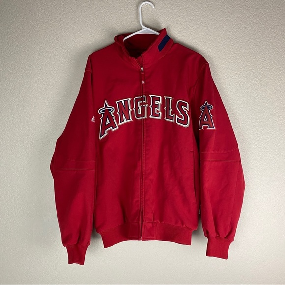 Anaheim Angels Majestic Therma Base Jacket Large - Picture 1 of 6